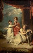 Sir Thomas Lawrence Children of Sir Samuel Fludyer USA oil painting artist